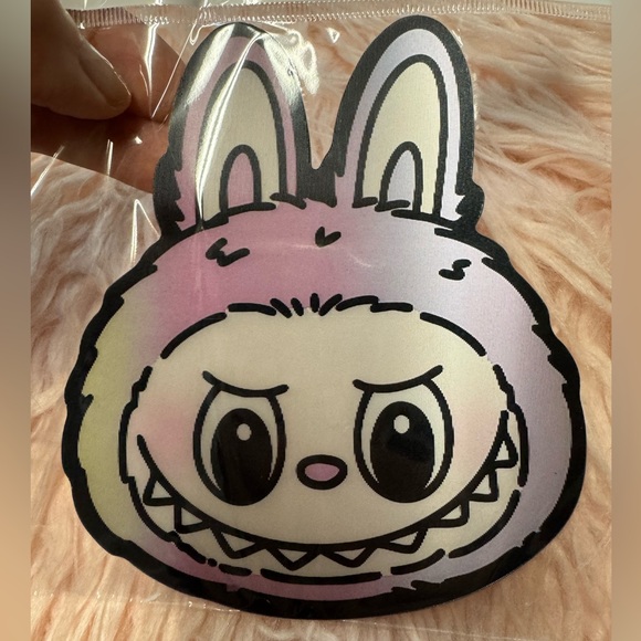 Labubu Multicolor Holographic Monster Sticker - Picture 1 of 5